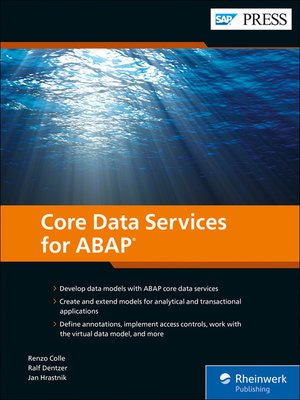 cover image of Core Data Services for ABAP